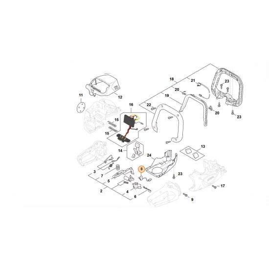STIHL  Przełącznik HA06 430 0500